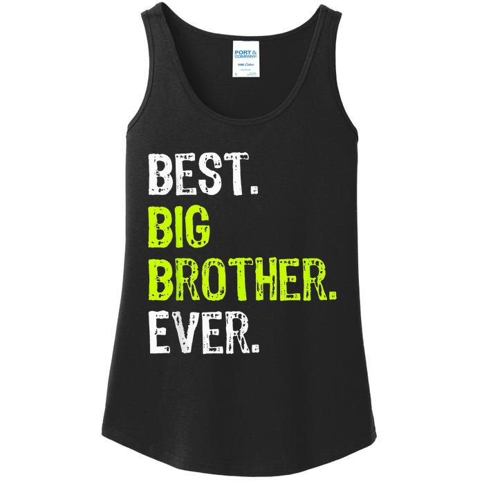 Best Big Brother Ever Teenager Older Sibling Ladies Essential Tank