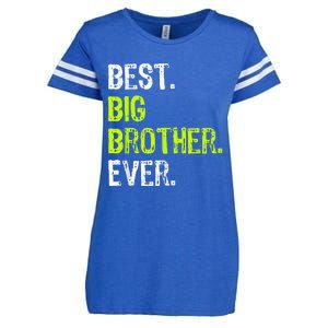 Best Big Brother Ever Teenager Older Sibling Enza Ladies Jersey Football T-Shirt