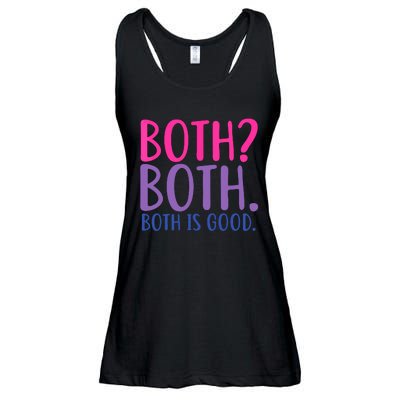 Both? Both. Both Is Good Funny Bisexual Pride Ladies Essential Flowy Tank