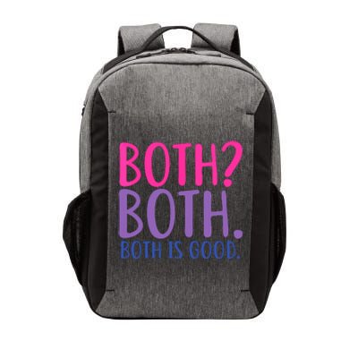 Both? Both. Both Is Good Funny Bisexual Pride Vector Backpack