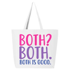 Both? Both. Both Is Good Funny Bisexual Pride 25L Jumbo Tote