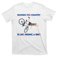 Biden Bike Bicycle Running The Country Is Like Riding A Bike T-Shirt