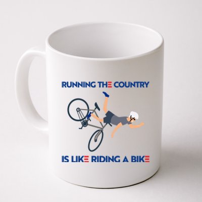 Biden Bike Bicycle Running The Country Is Like Riding A Bike Coffee Mug