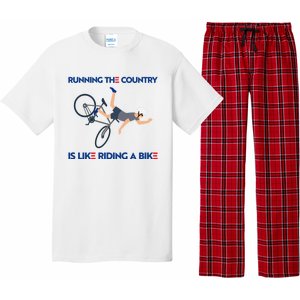 Biden Bike Bicycle Running The Country Is Like Riding A Bike Pajama Set