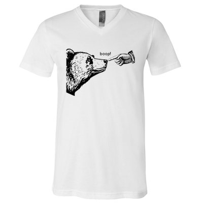 Boop Bear V-Neck T-Shirt