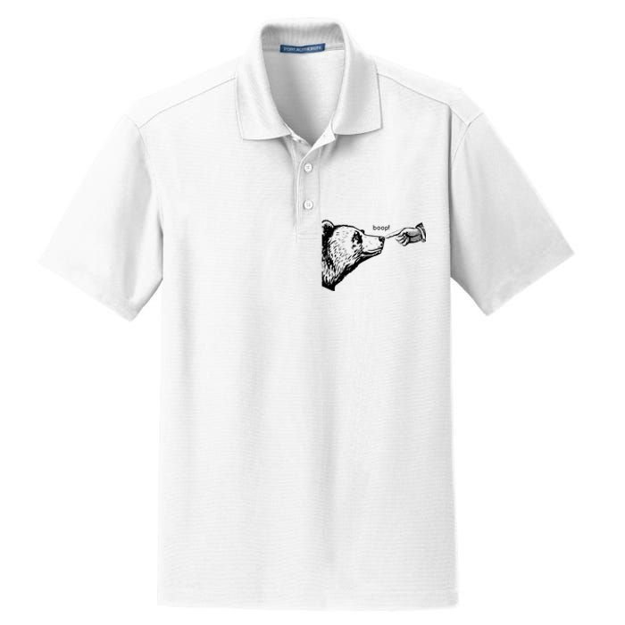 Boop Bear Dry Zone Grid Polo