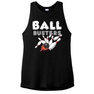 Bowling Ball Busters Ladies PosiCharge Tri-Blend Wicking Tank