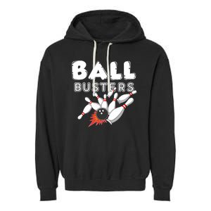 Bowling Ball Busters Garment-Dyed Fleece Hoodie