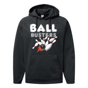 Bowling Ball Busters Performance Fleece Hoodie