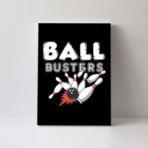 Bowling Ball Busters Canvas