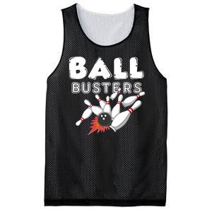 Bowling Ball Busters Mesh Reversible Basketball Jersey Tank