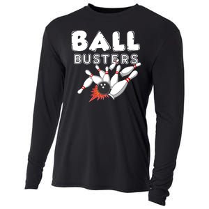 Bowling Ball Busters Cooling Performance Long Sleeve Crew