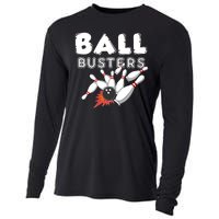 Bowling Ball Busters Cooling Performance Long Sleeve Crew