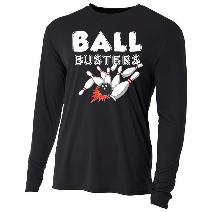 Bowling Ball Busters Cooling Performance Long Sleeve Crew