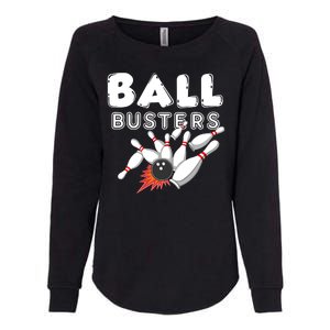 Bowling Ball Busters Womens California Wash Sweatshirt