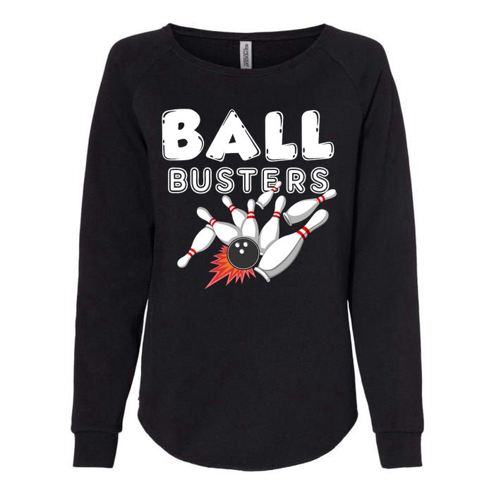 Bowling Ball Busters Womens California Wash Sweatshirt