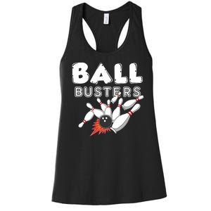 Bowling Ball Busters Women's Racerback Tank