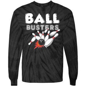 Bowling Ball Busters Tie-Dye Long Sleeve Shirt