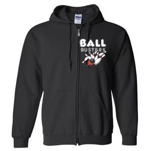 Bowling Ball Busters Full Zip Hoodie