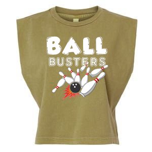 Bowling Ball Busters Garment-Dyed Women's Muscle Tee