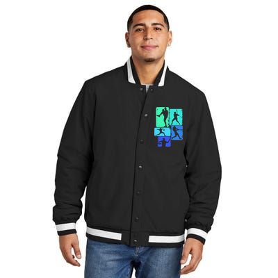 Baseball Batter Insulated Varsity Jacket