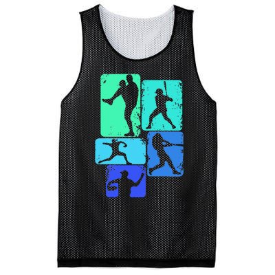 Baseball Batter Mesh Reversible Basketball Jersey Tank