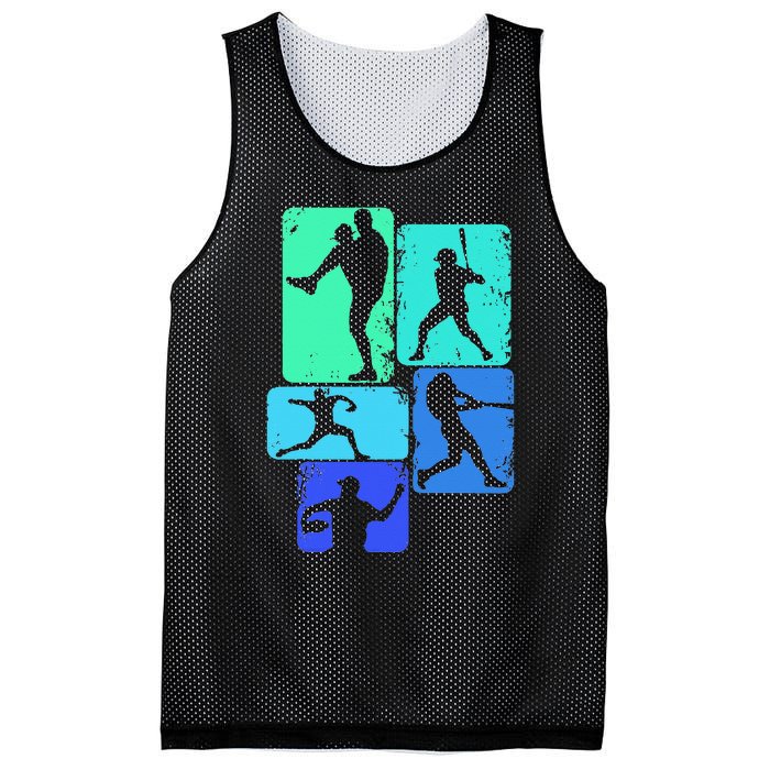 Baseball Batter Mesh Reversible Basketball Jersey Tank