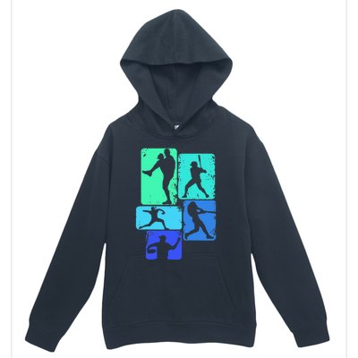 Baseball Batter Urban Pullover Hoodie