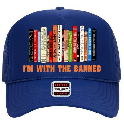 Banned Book High Crown Mesh Back Trucker Hat