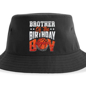 Brother basketball birthday Family Baller bday Party Sustainable Bucket Hat