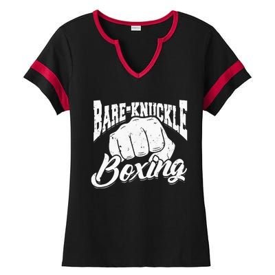 Bareknuckle Boxing Bareknuckle Sport And Fitness Ladies Halftime Notch Neck Tee