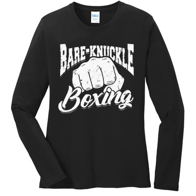 Bareknuckle Boxing Bareknuckle Sport And Fitness Ladies Long Sleeve Shirt