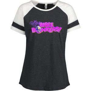 Baby Billy’s Bible Bonkers Funny Enza Ladies Jersey Colorblock Tee