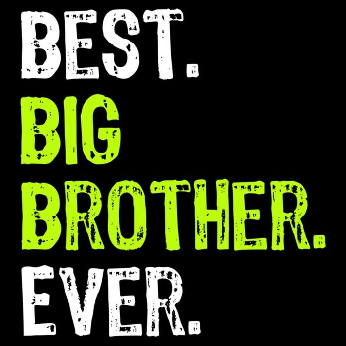 Best Big Brother Ever Nager Older Sibling Gift Flat Bill Trucker Hat