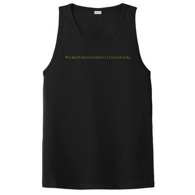 Bleach Blonde Bad Built Butch Body PosiCharge Competitor Tank