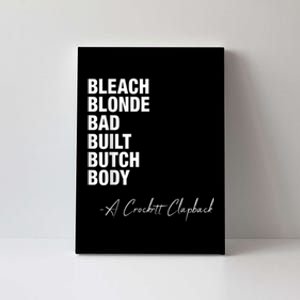 Bleach Blonde Bad Built Butch Body Canvas