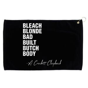 Bleach Blonde Bad Built Butch Body Grommeted Golf Towel