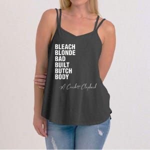 Bleach Blonde Bad Built Butch Body Women's Strappy Tank