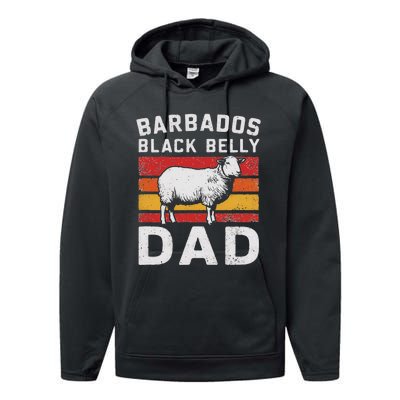 Barbados BlackS Belly Sheeps Vintage Performance Fleece Hoodie