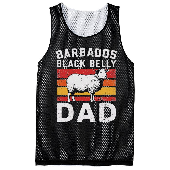 Barbados BlackS Belly Sheeps Vintage Mesh Reversible Basketball Jersey Tank