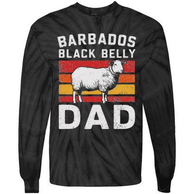 Barbados BlackS Belly Sheeps Vintage Tie-Dye Long Sleeve Shirt