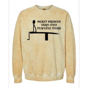 Burnt Bridges Colorblast Crewneck Sweatshirt