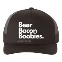 Beer Bacon Boobies Premium Yupoong Adult 5-Panel Trucker Hat