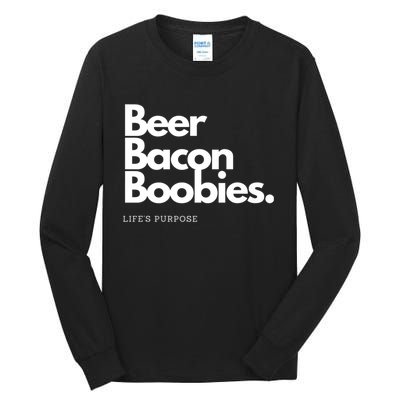 Beer Bacon Boobies Premium Tall Long Sleeve T-Shirt