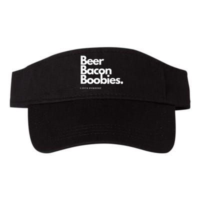 Beer Bacon Boobies Premium Valucap Bio-Washed Visor