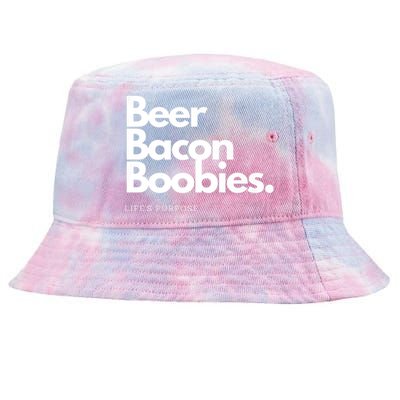 Beer Bacon Boobies Premium Tie-Dyed Bucket Hat