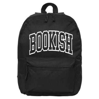 Bookish Bookworm Book Lover 16 in Basic Backpack