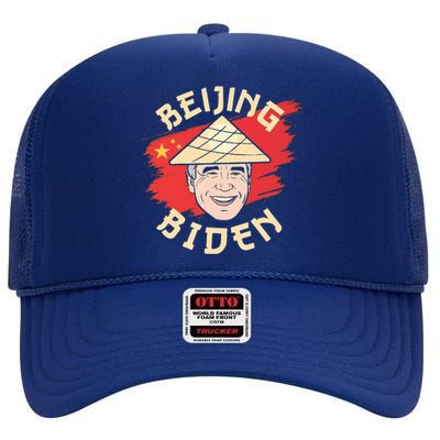 Beijing Biden High Crown Mesh Back Trucker Hat