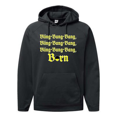 Bling Bang Bang Born Performance Fleece Hoodie