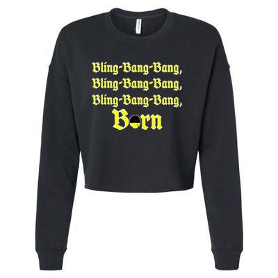 Bling Bang Bang Born Cropped Pullover Crew